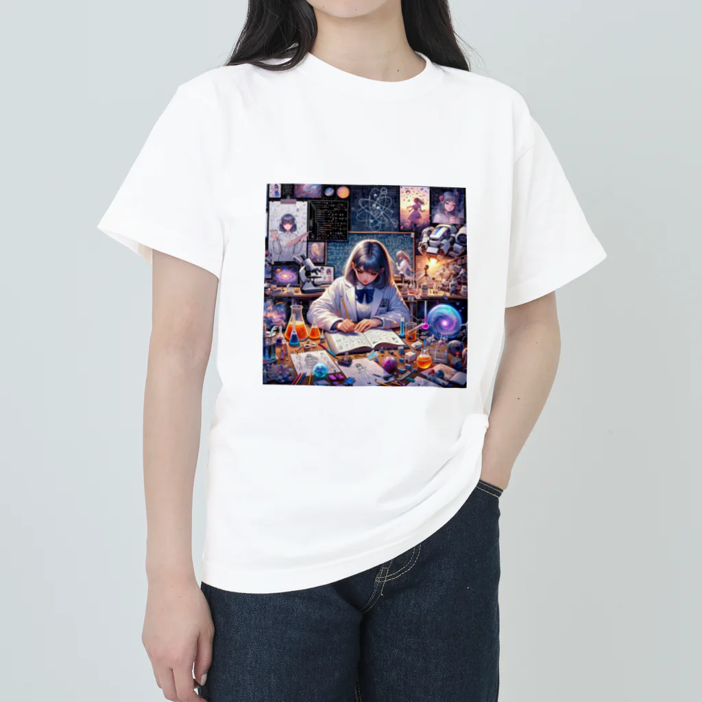 yumeの美しい研究者 ヘビーウェイトTシャツ