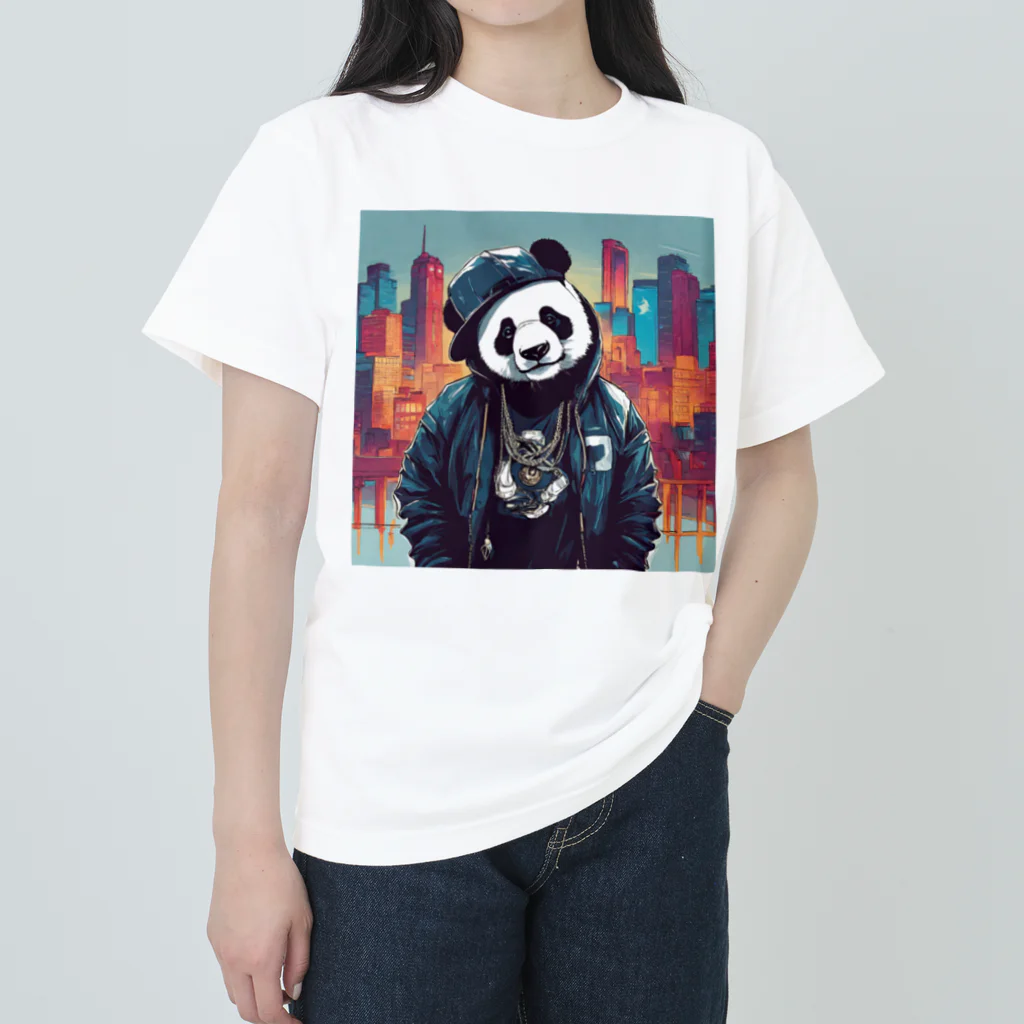 クレイジーパンダのcrazy_panda3 ヘビーウェイトTシャツ