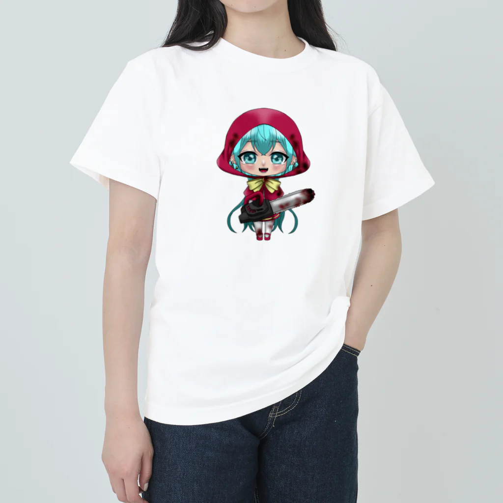 スライムバケツ店の1狩りかな？！蛇蝎家冷音ちゃん！ ヘビーウェイトTシャツ