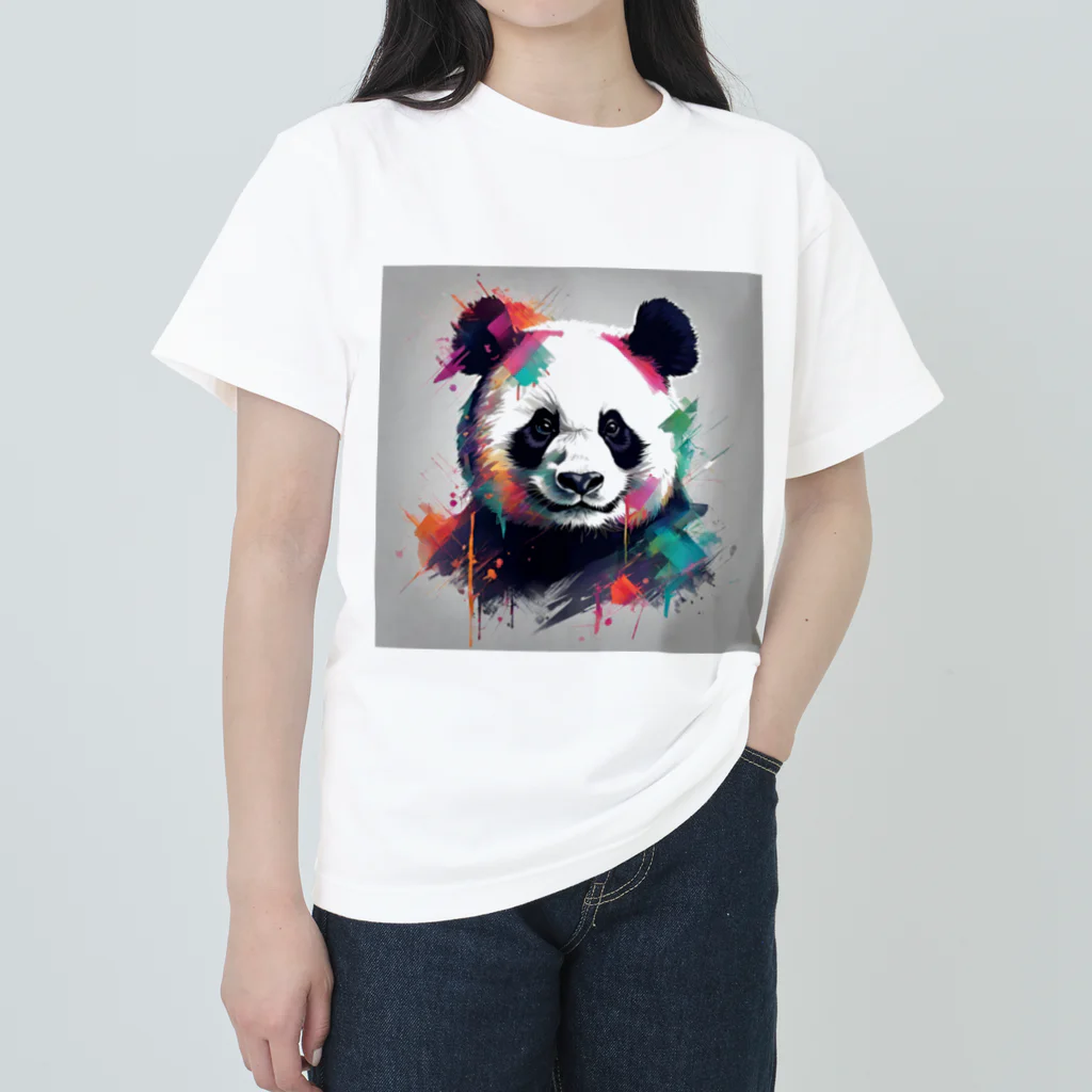 クレイジーパンダのcrazy_panda5 ヘビーウェイトTシャツ