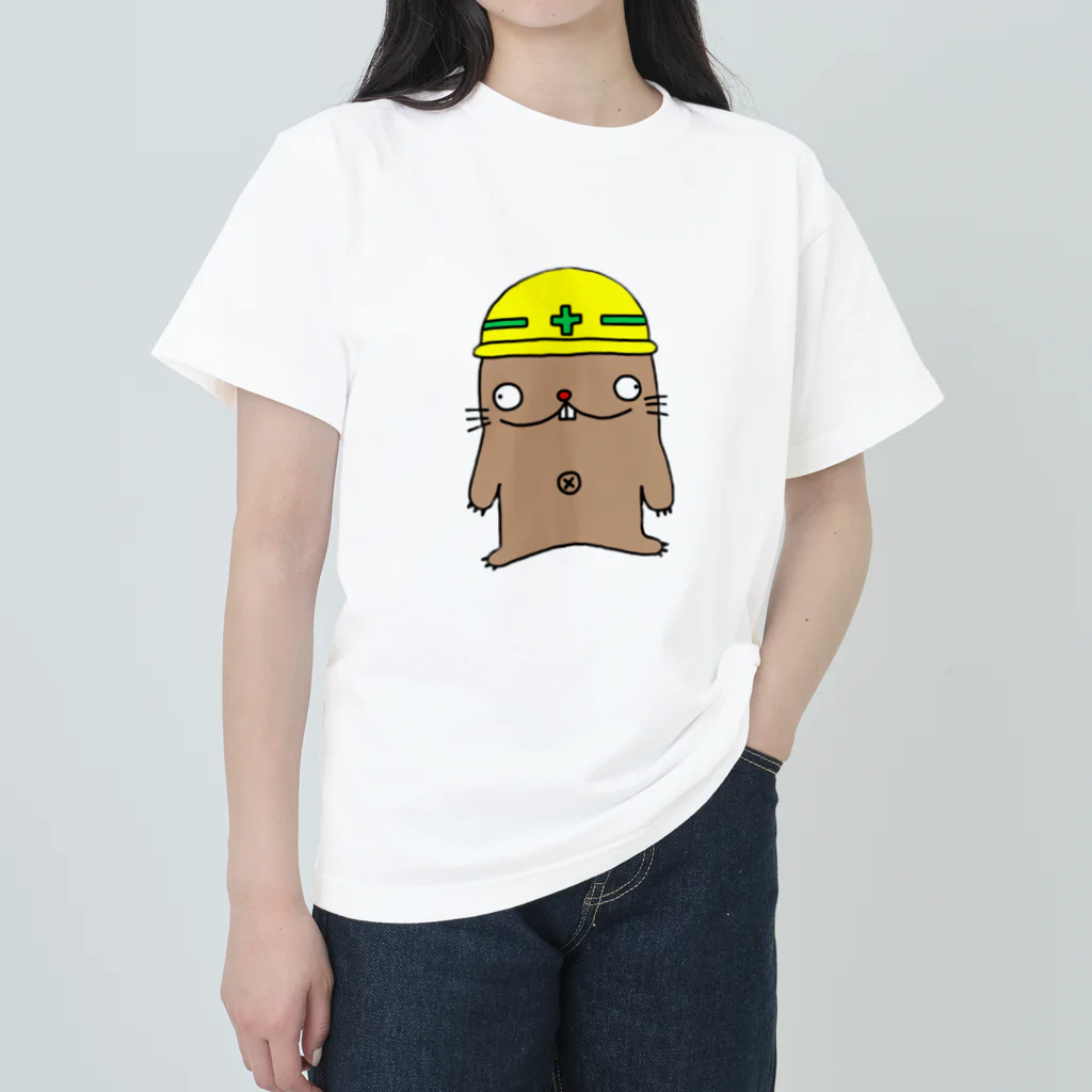 chiiibi shopのみうらモグリン ヘビーウェイトTシャツ