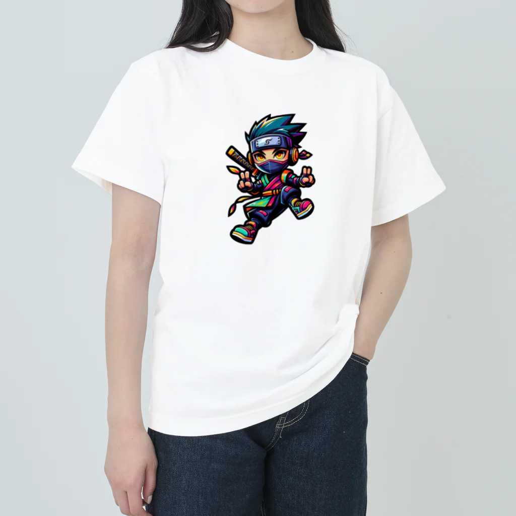 rsrsrsrsrの“Digital Ninja” Heavyweight T-Shirt