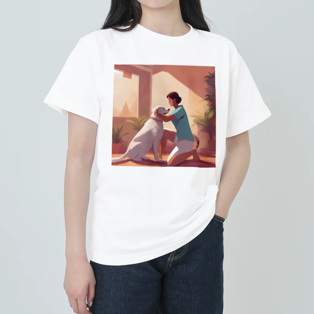 Mako Goodsの愛されるドギー ヘビーウェイトTシャツ
