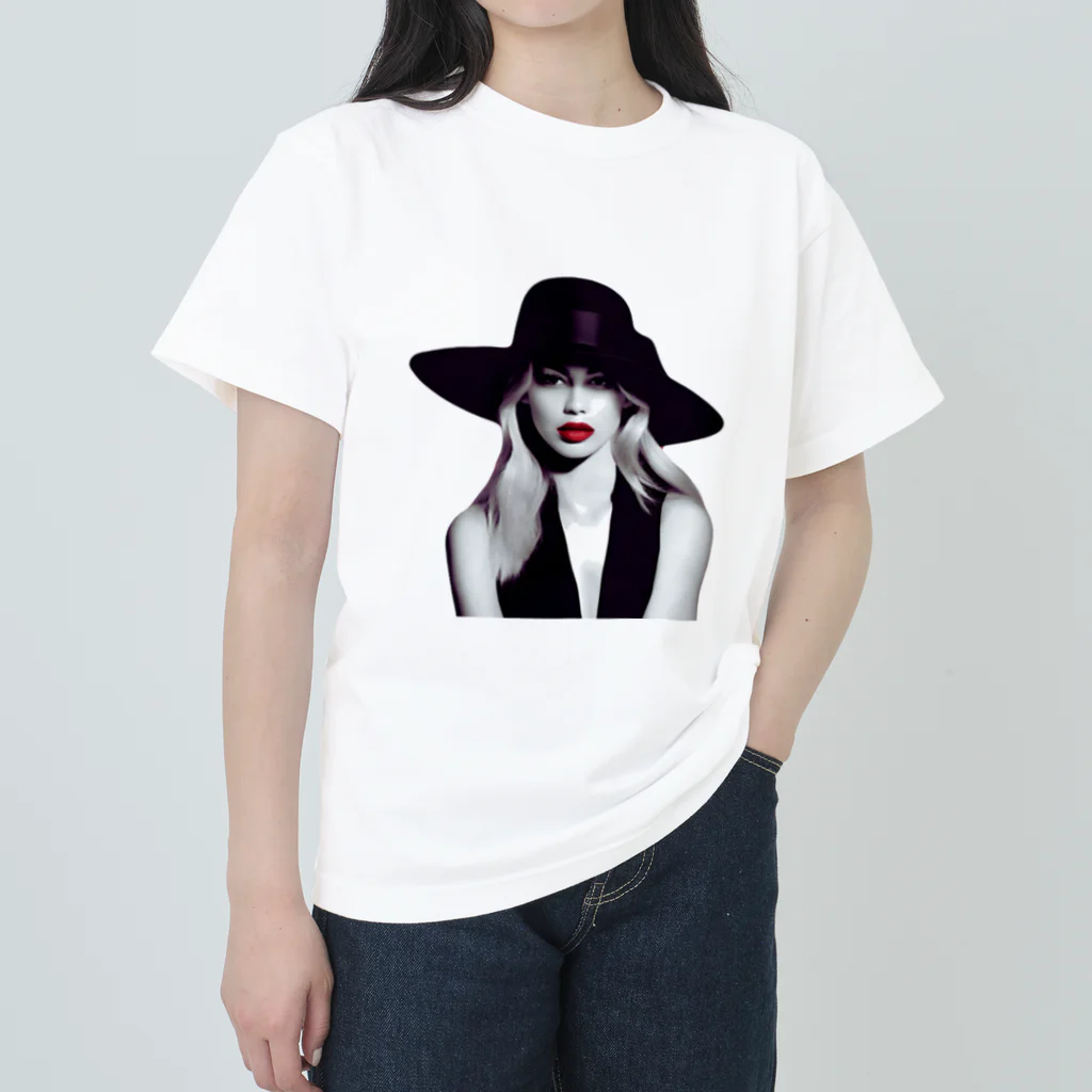 花馬〜Hanauma〜のかっこいい女性にTシャツ Heavyweight T-Shirt