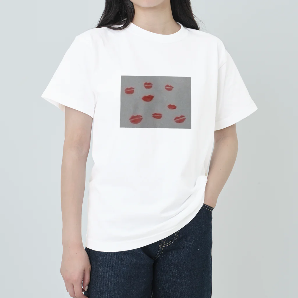 hirokohiroの💋キスマーク？ Heavyweight T-Shirt