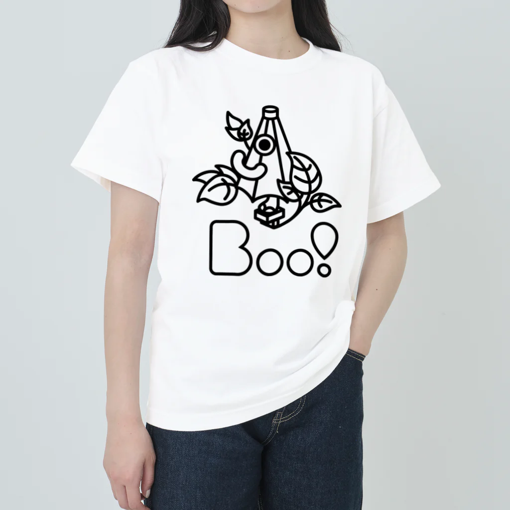 Boo!のBoo!(からかさおばけ) ヘビーウェイトTシャツ