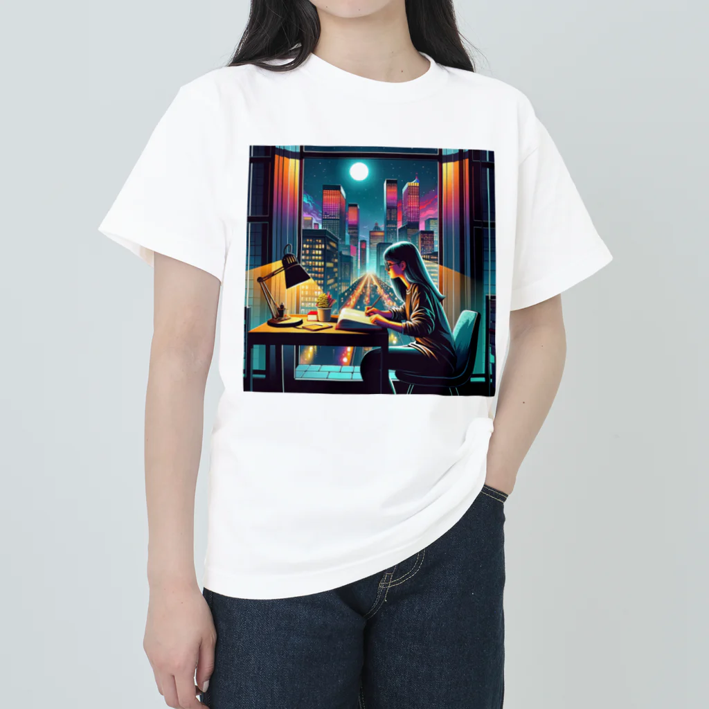 suikatarouの窓辺と夢 ヘビーウェイトTシャツ