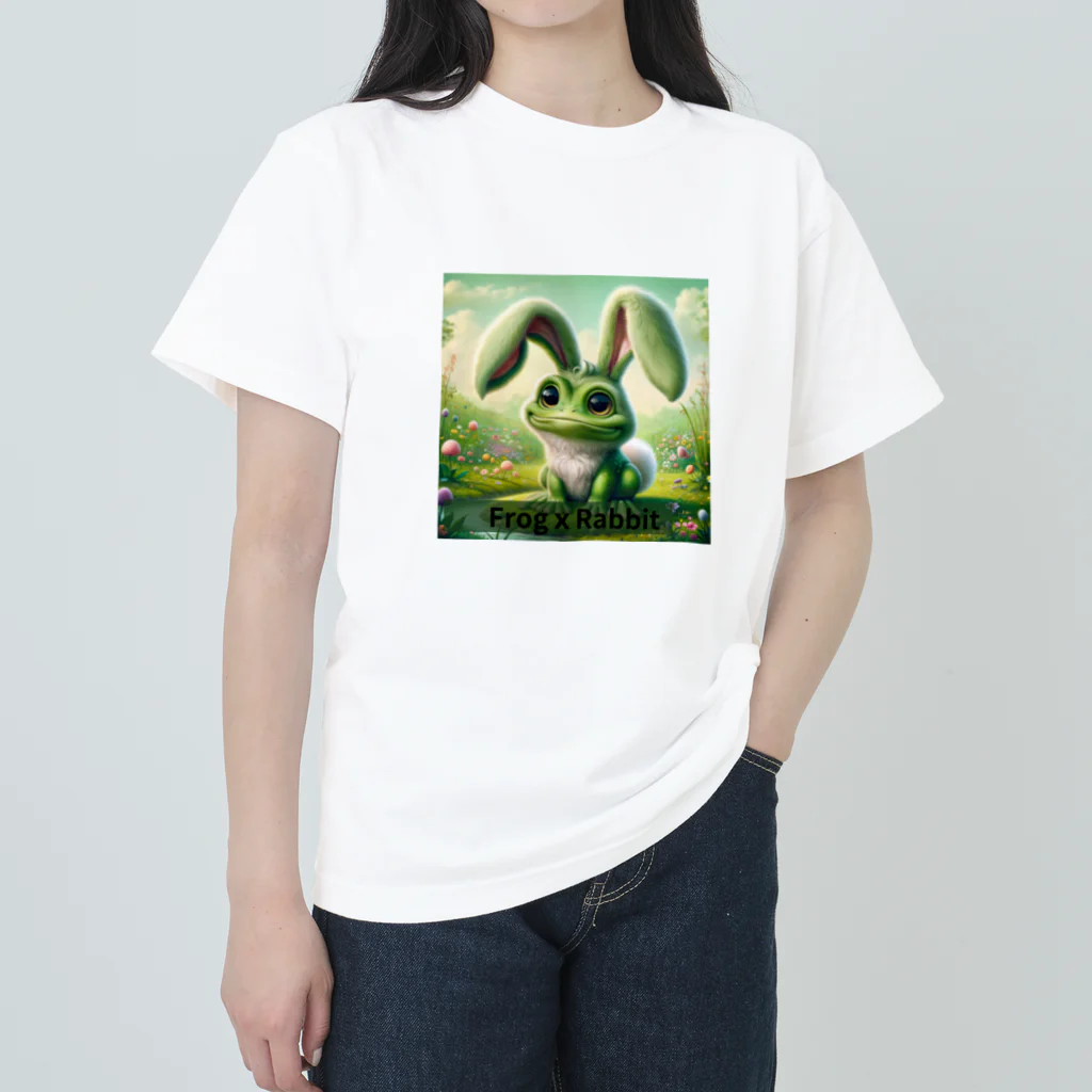 5168のカエルｘウサギ Heavyweight T-Shirt