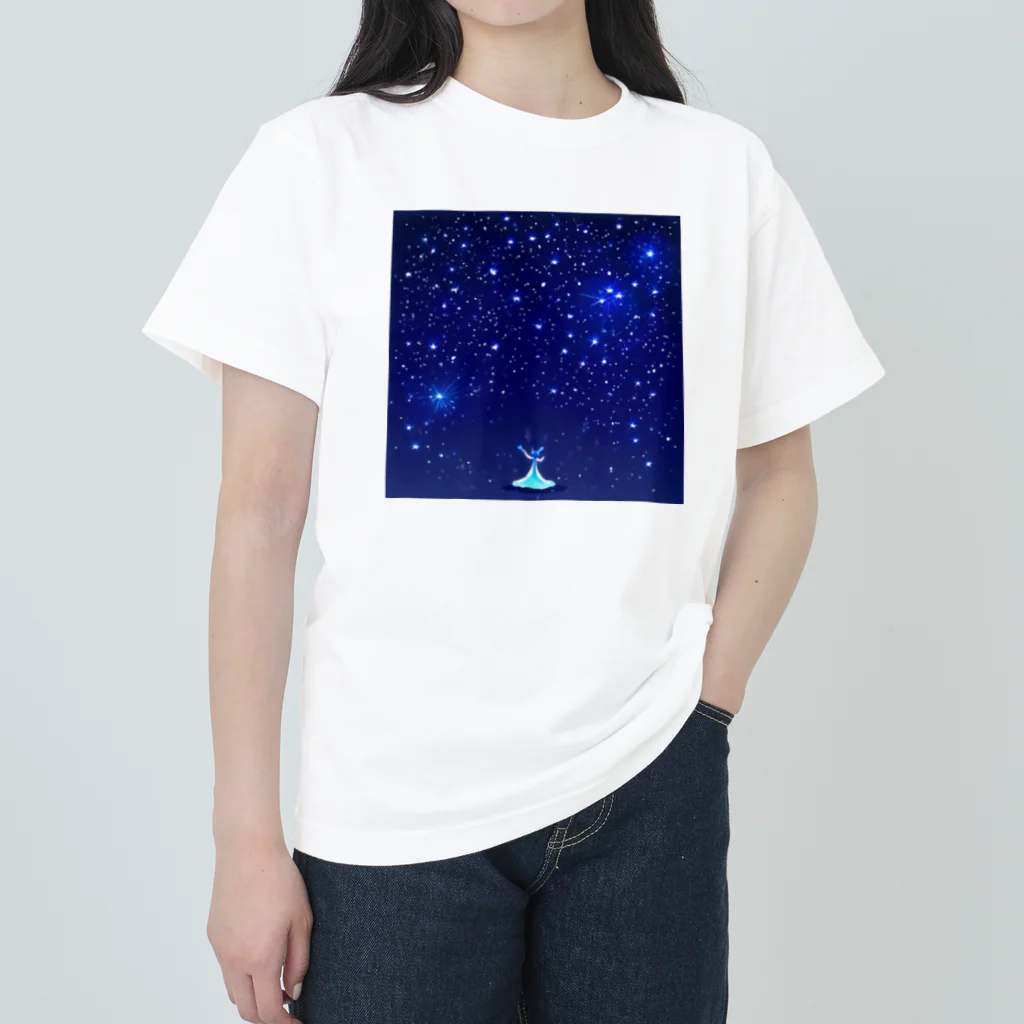 紅藤コミミズクの星に願いを Heavyweight T-Shirt