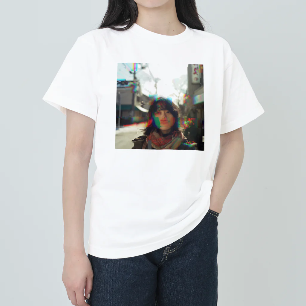 SUKI NA MONO HA NANDESUKA?の存在しない美女 ヘビーウェイトTシャツ