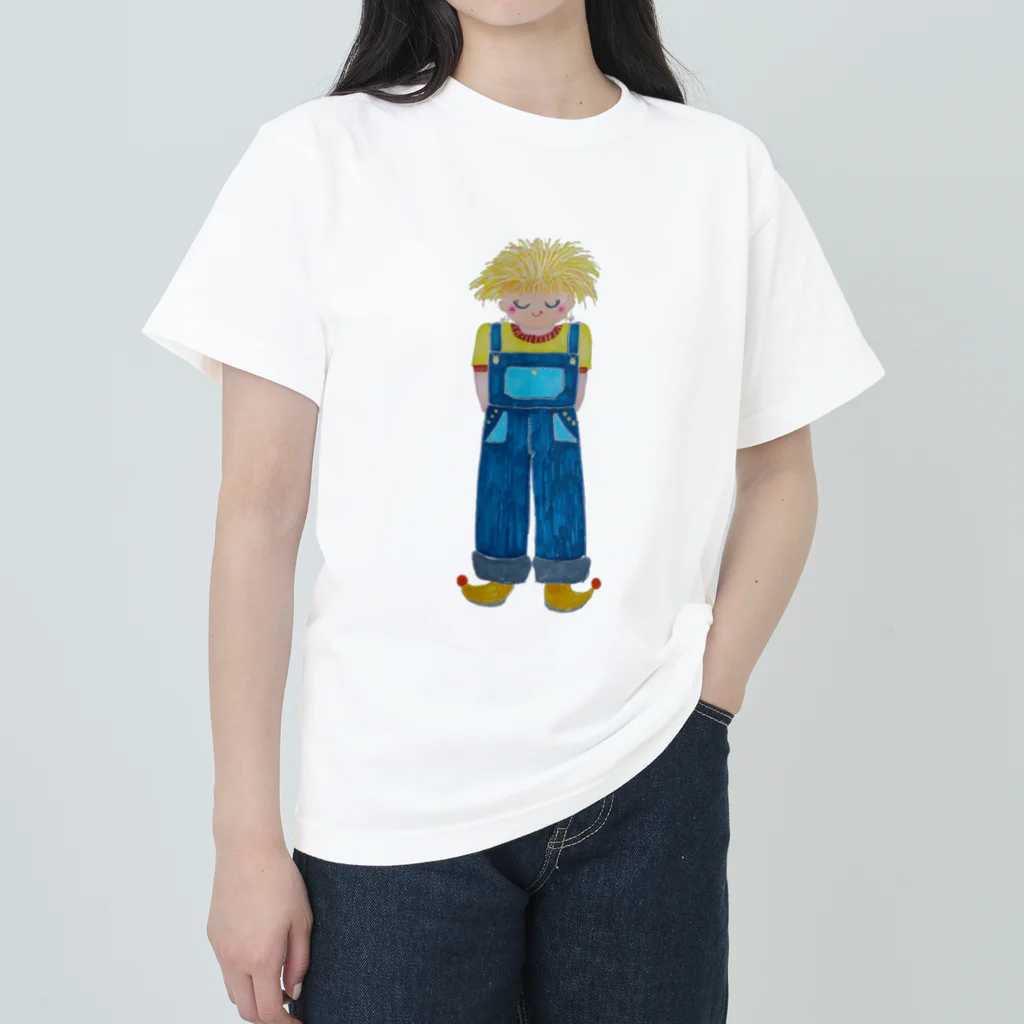 nicomaru111のタンポポの妖精 ヘビーウェイトTシャツ