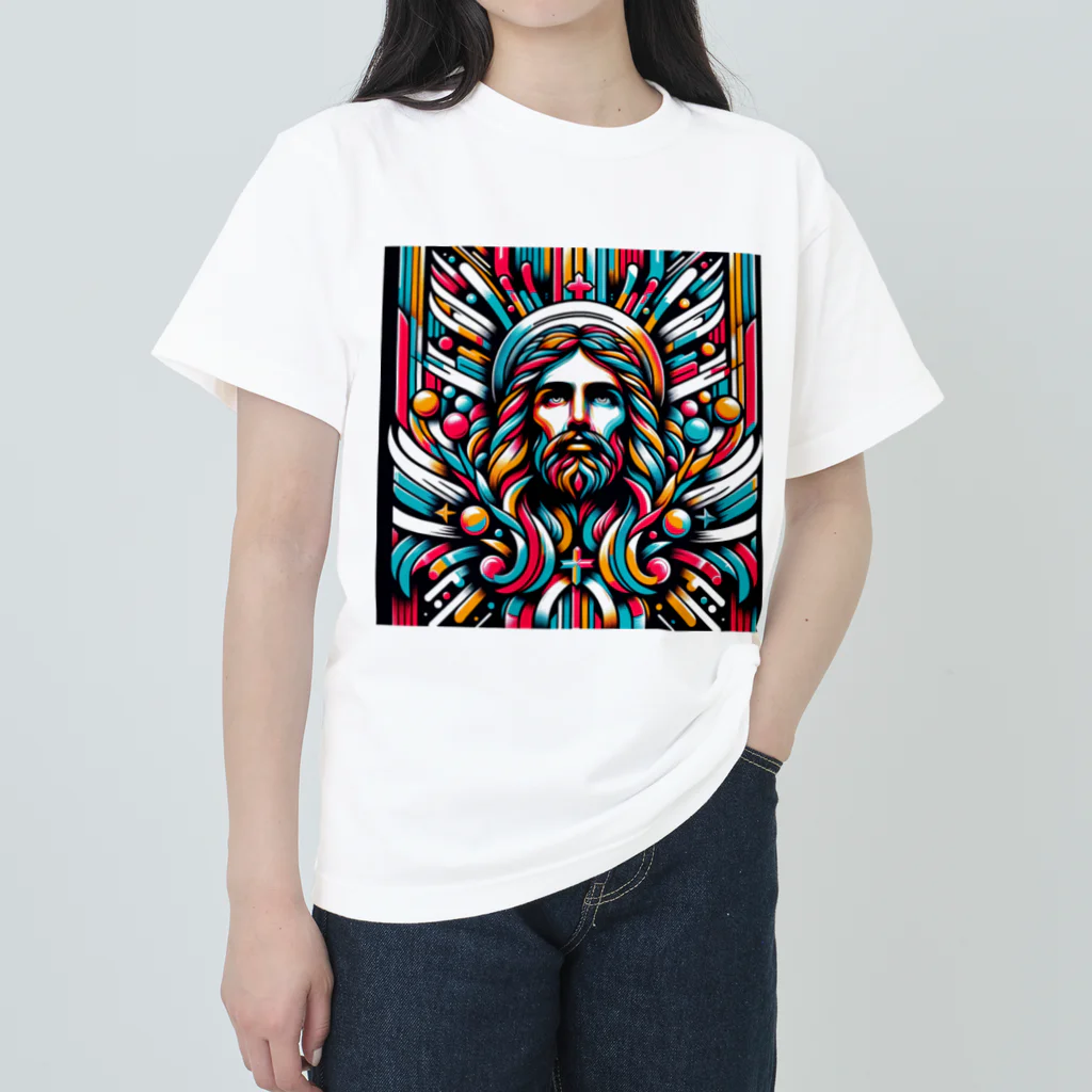 Kuris-DesignのThanks GOD,I'm alive. ヘビーウェイトTシャツ