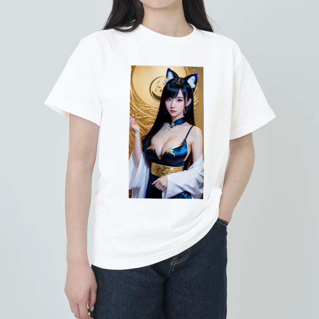 AI仮面ライダー部の陰陽師の女の子 Heavyweight T-Shirt