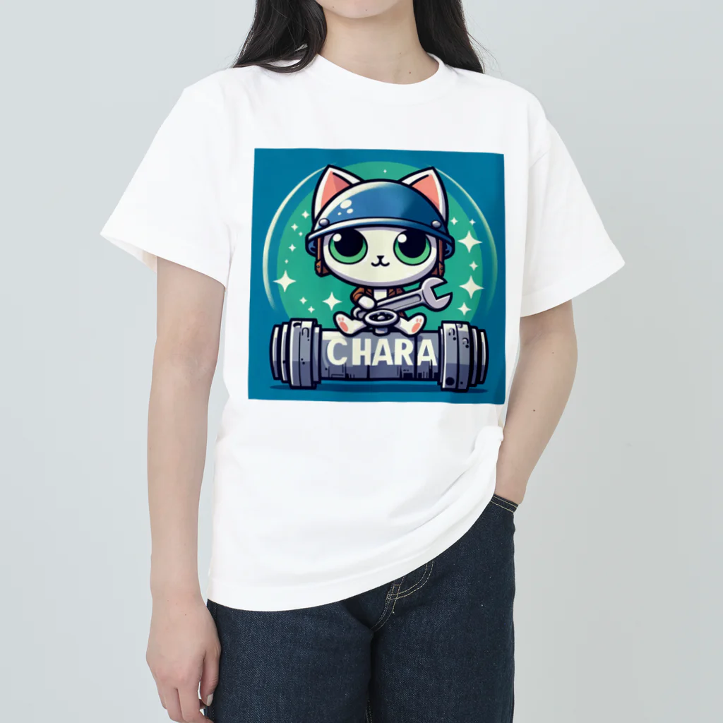 neko_shopの修理猫 ヘビーウェイトTシャツ