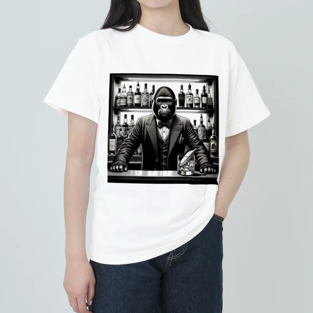 ゴリラショップのThe Mighty Gorilla whisky  Heavyweight T-Shirt