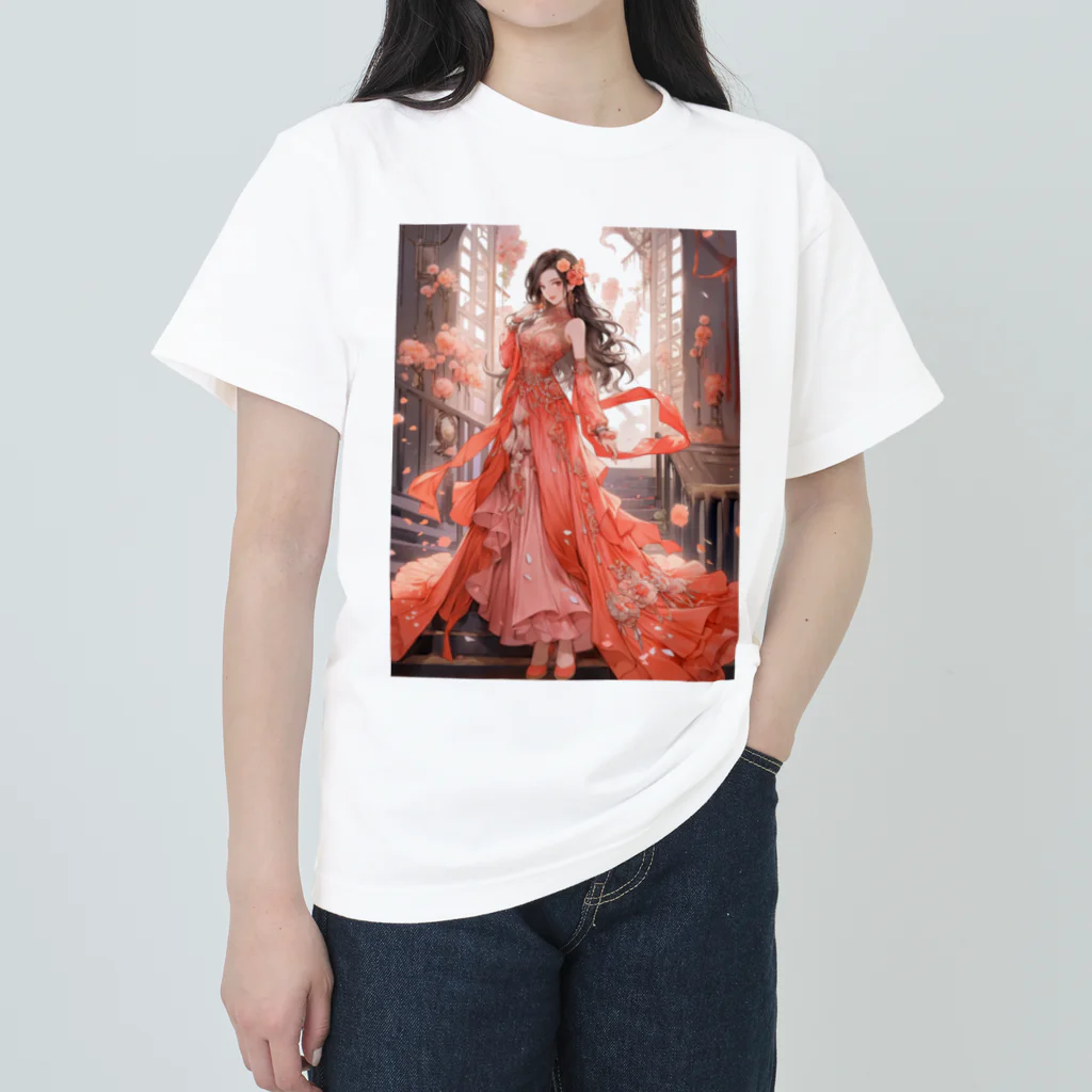 AQUAMETAVERSEの素敵なドレスでパーティ　sanae 2074 ヘビーウェイトTシャツ