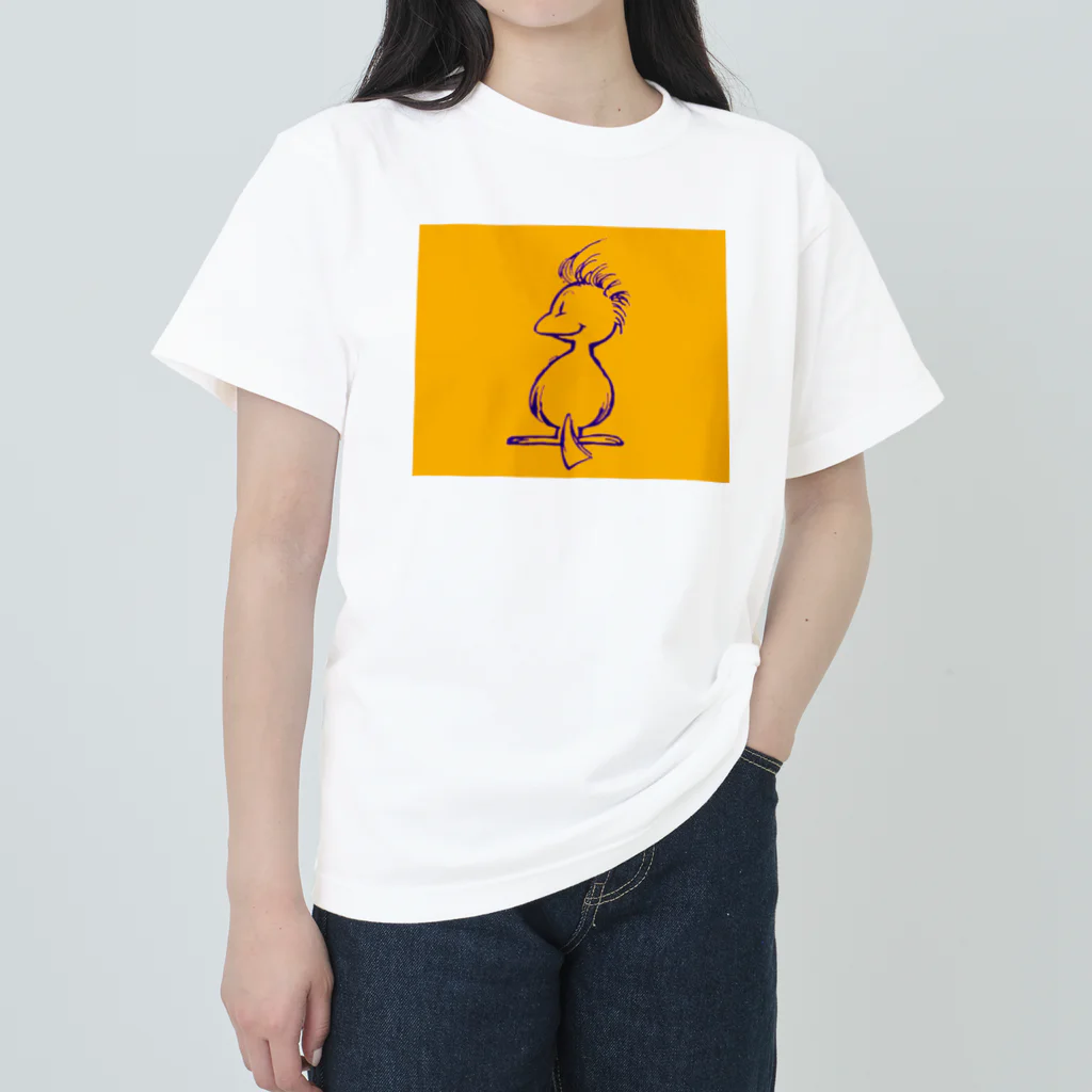 cagou112のＣＡＧＯＵのキャラクター ヘビーウェイトTシャツ