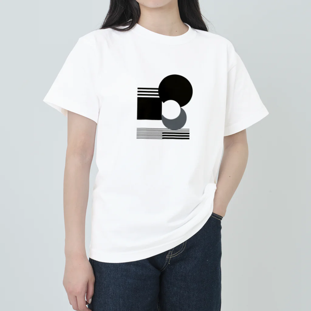 masaのミニマルなデザインと共鳴 Heavyweight T-Shirt