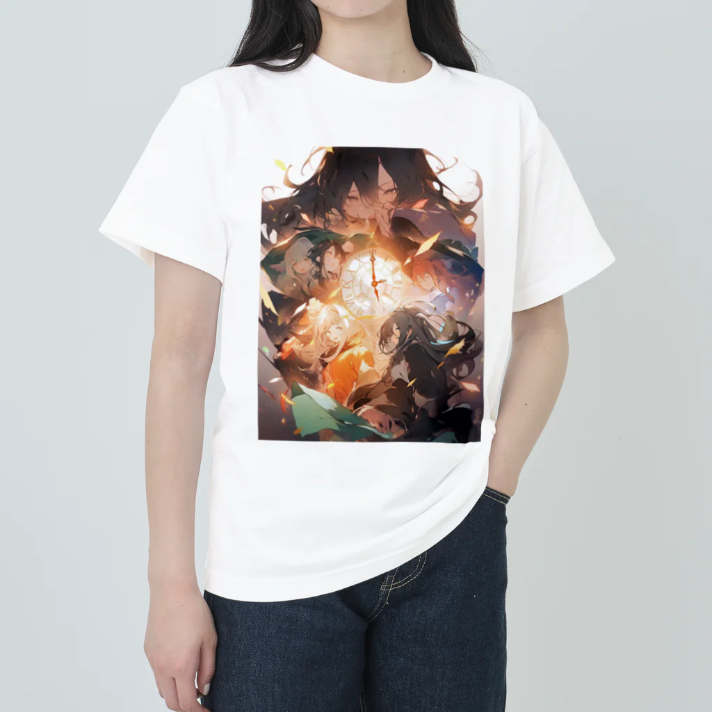 AQUAMETAVERSEの時は今　エンジェル717 2065 Heavyweight T-Shirt