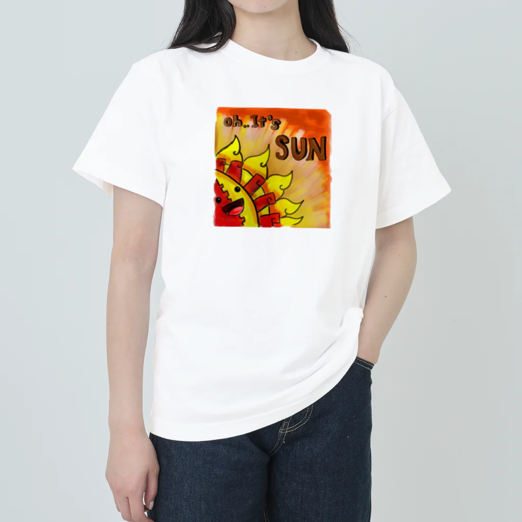 patroom(柄)のザッサン(太陽くん) ヘビーウェイトTシャツ