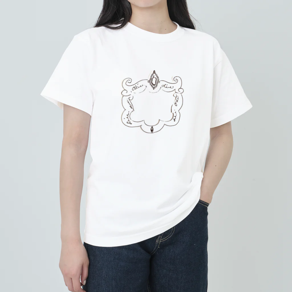 mermaidandwhitehorseのイラストレーション05 ヘビーウェイトTシャツ