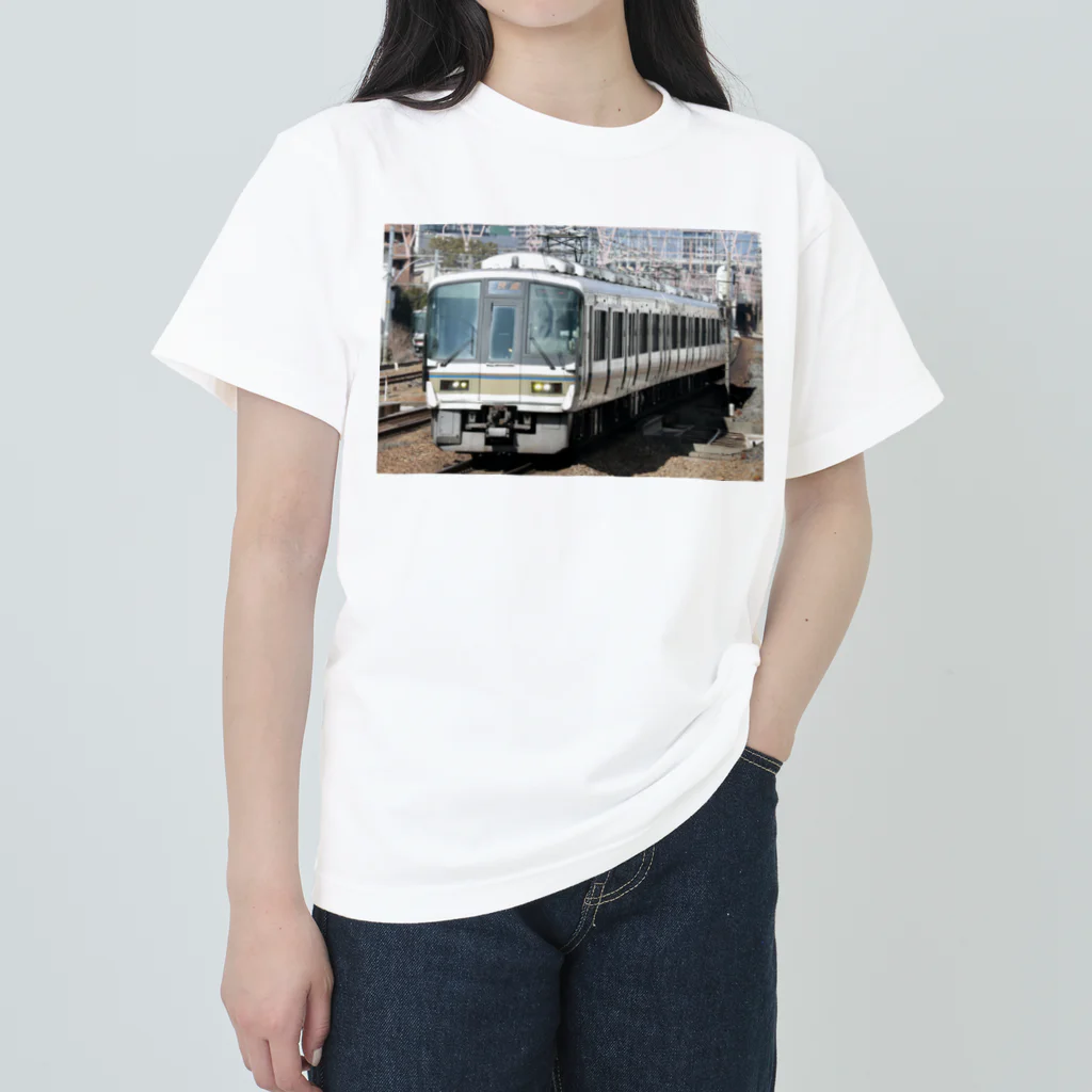 pockorroの221系快速電車 ヘビーウェイトTシャツ