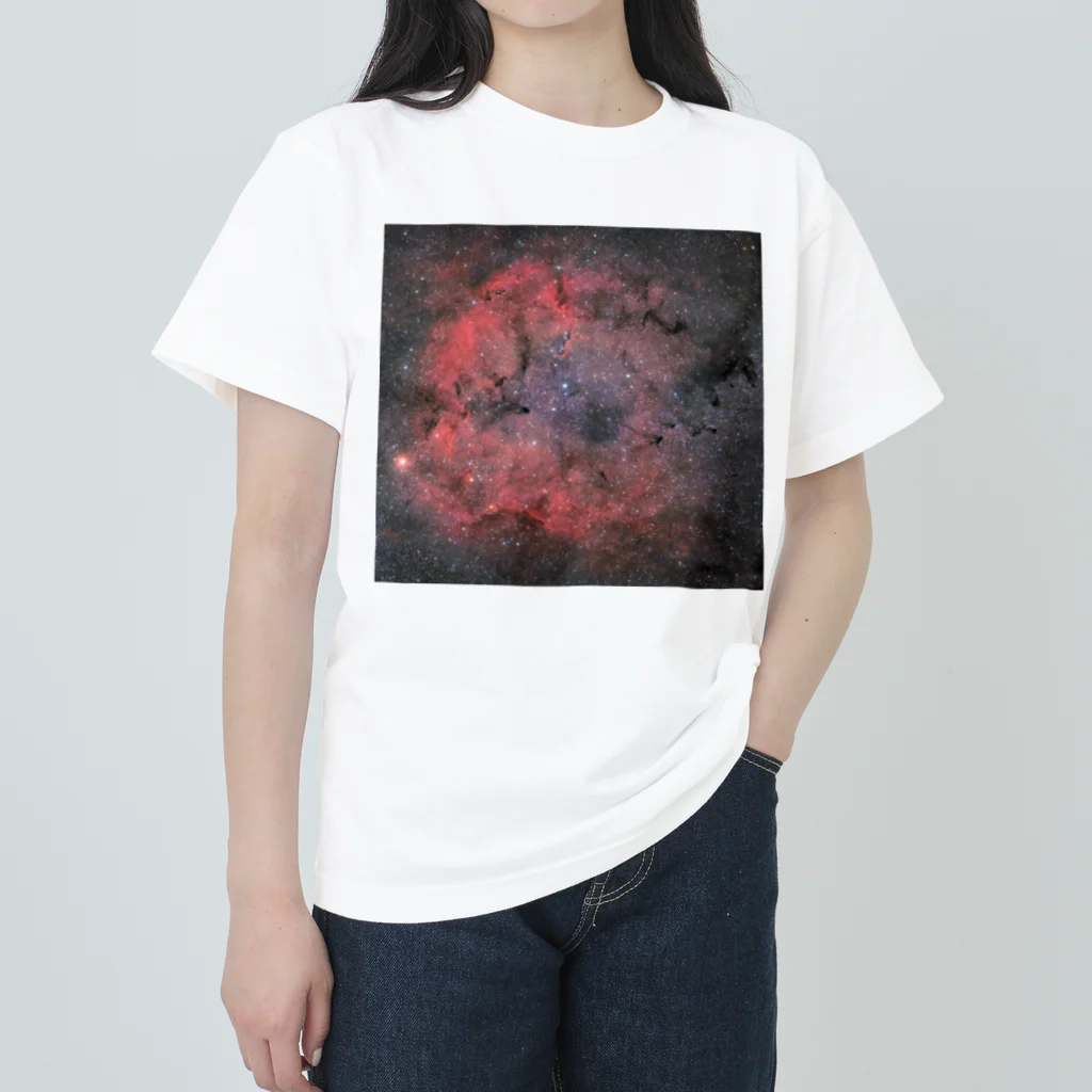 S204_NanaのIC1396 ガーネットスター Heavyweight T-Shirt