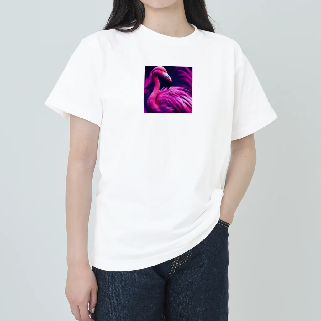 Kokoro-nagomu-Nagomiのフラミンゴ16 Heavyweight T-Shirt