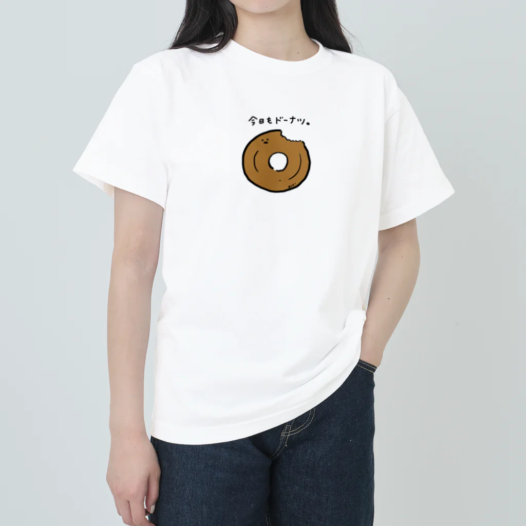 ばさぱん　web storeの今日もドーナツ。 ヘビーウェイトTシャツ