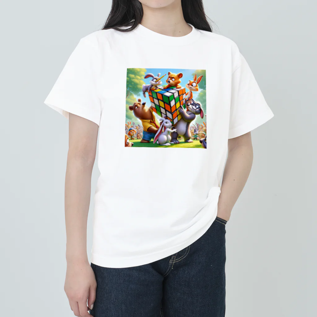 Ksdesignのパズル・プレイタイム Heavyweight T-Shirt