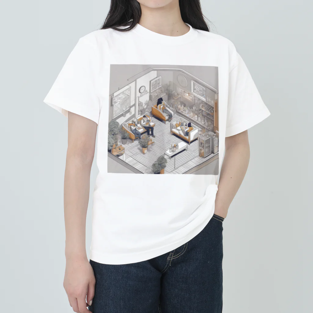 Teilandの白い部屋　～リラックスタイム～ ヘビーウェイトTシャツ