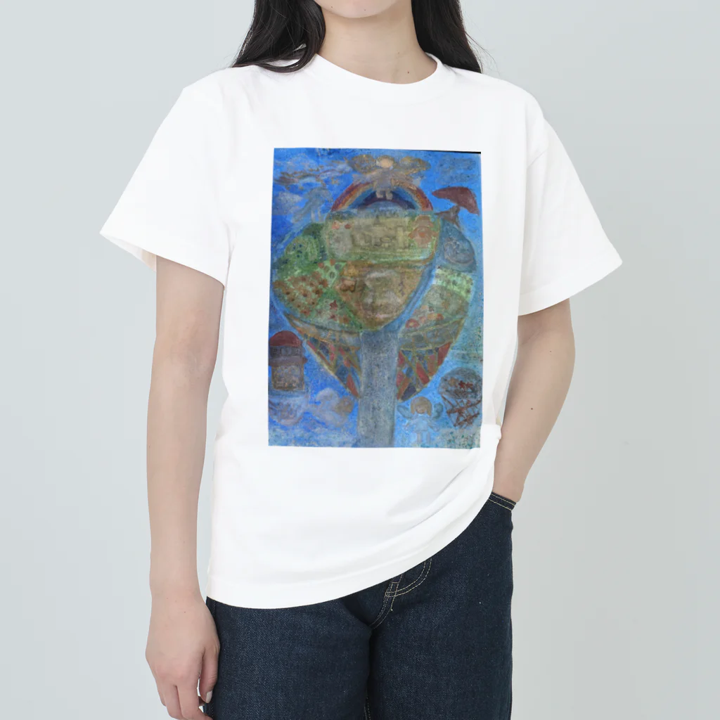 幻想世界のユートピアのひととき Heavyweight T-Shirt