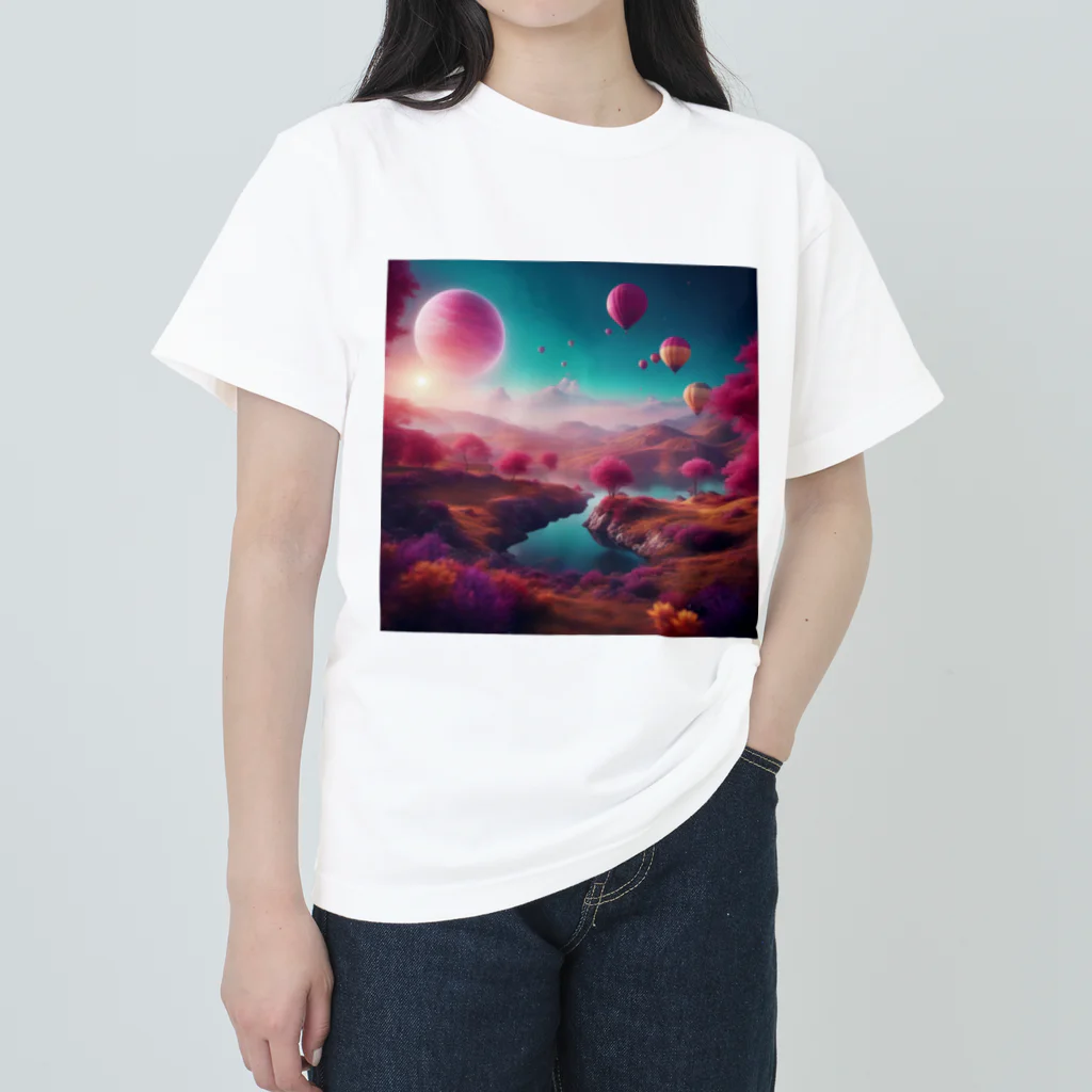 matsunne5555の幻想的な夢の冒険 ヘビーウェイトTシャツ