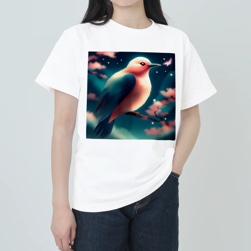 yatyohyakkeiの相思鳥 ヘビーウェイトTシャツ