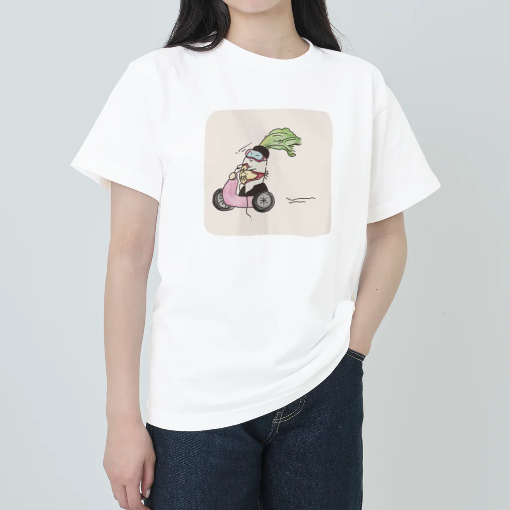 ゐ子の大根丸ライダー ヘビーウェイトTシャツ