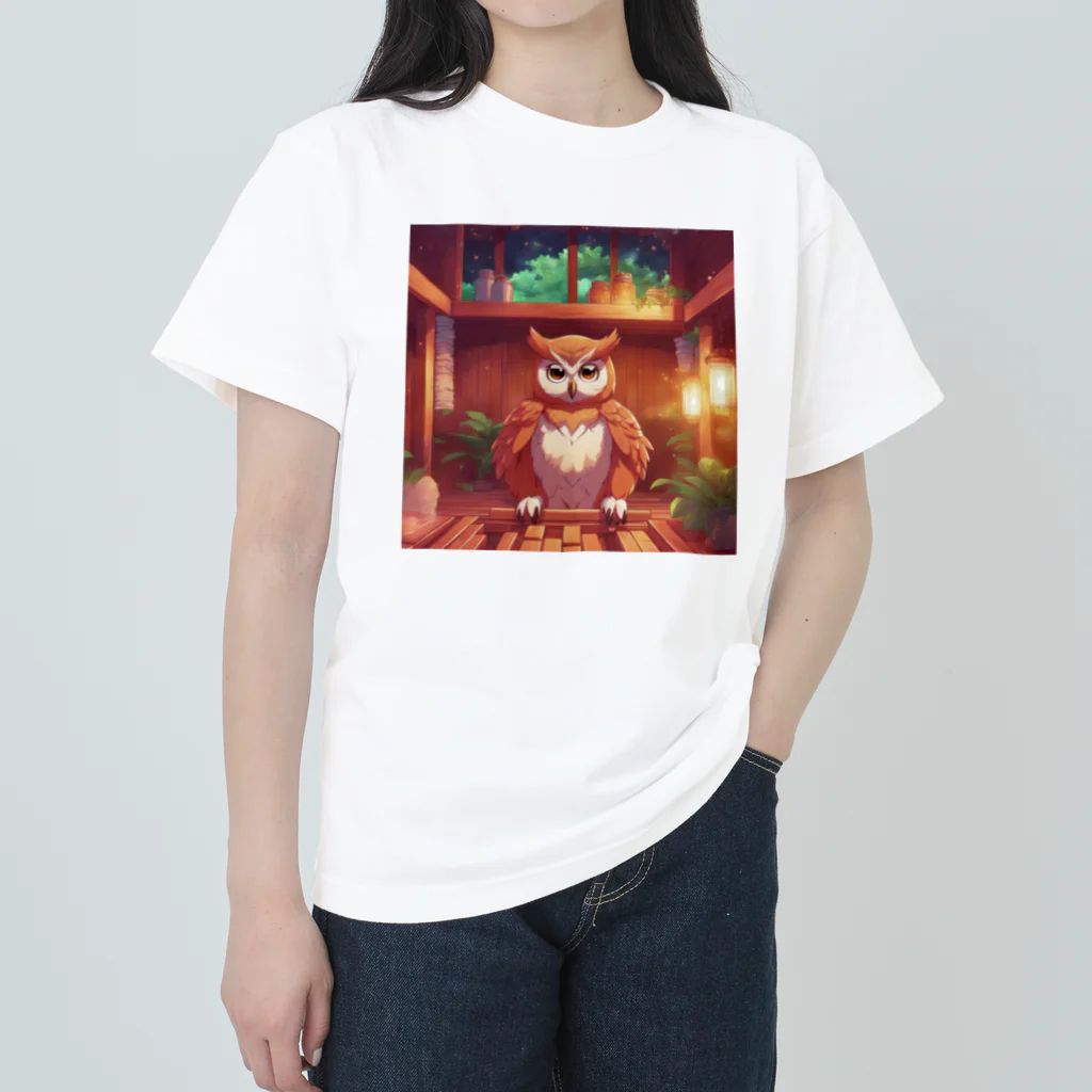 sauna_animalのsauna animal ㉑ ヘビーウェイトTシャツ