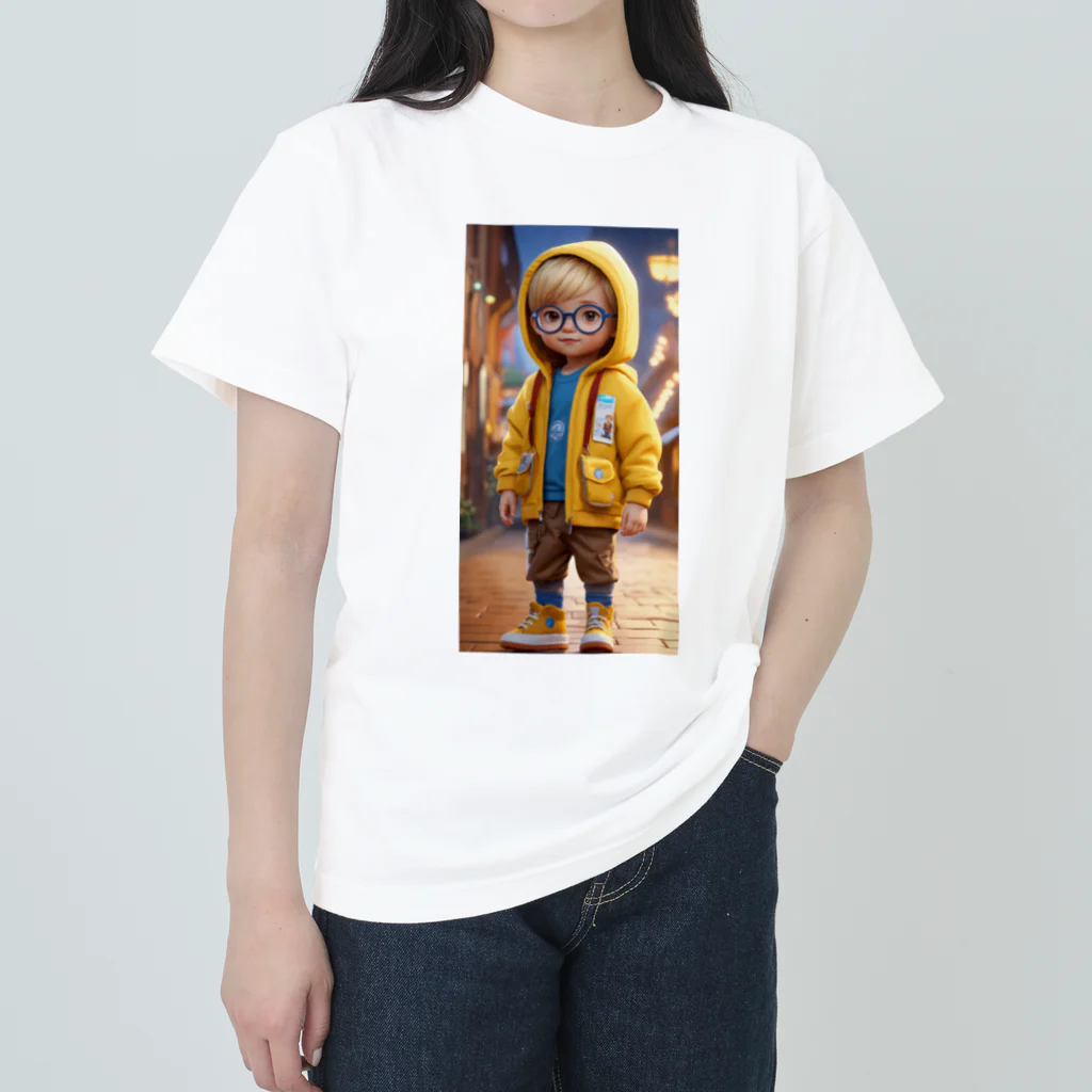 AI美女の館のlittle childrenNO.6 Heavyweight T-Shirt