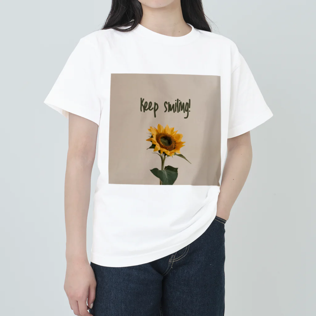 TILUのKeep smiling  Heavyweight T-Shirt