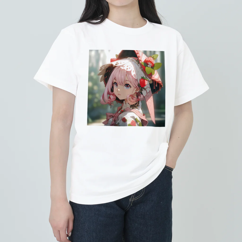 ぶーたんの甘酸っぱい春の装い ヘビーウェイトTシャツ