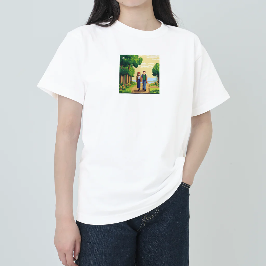 kichamanの散歩デート Heavyweight T-Shirt