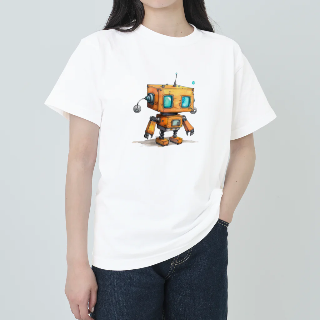 Sachi0625のレトロ戦闘ロボットＨ Heavyweight T-Shirt