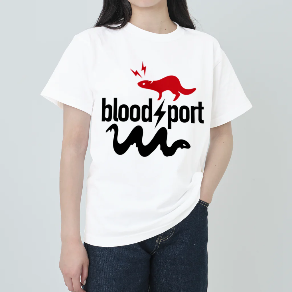 bloodsportのmongoose ヘビーウェイトTシャツ