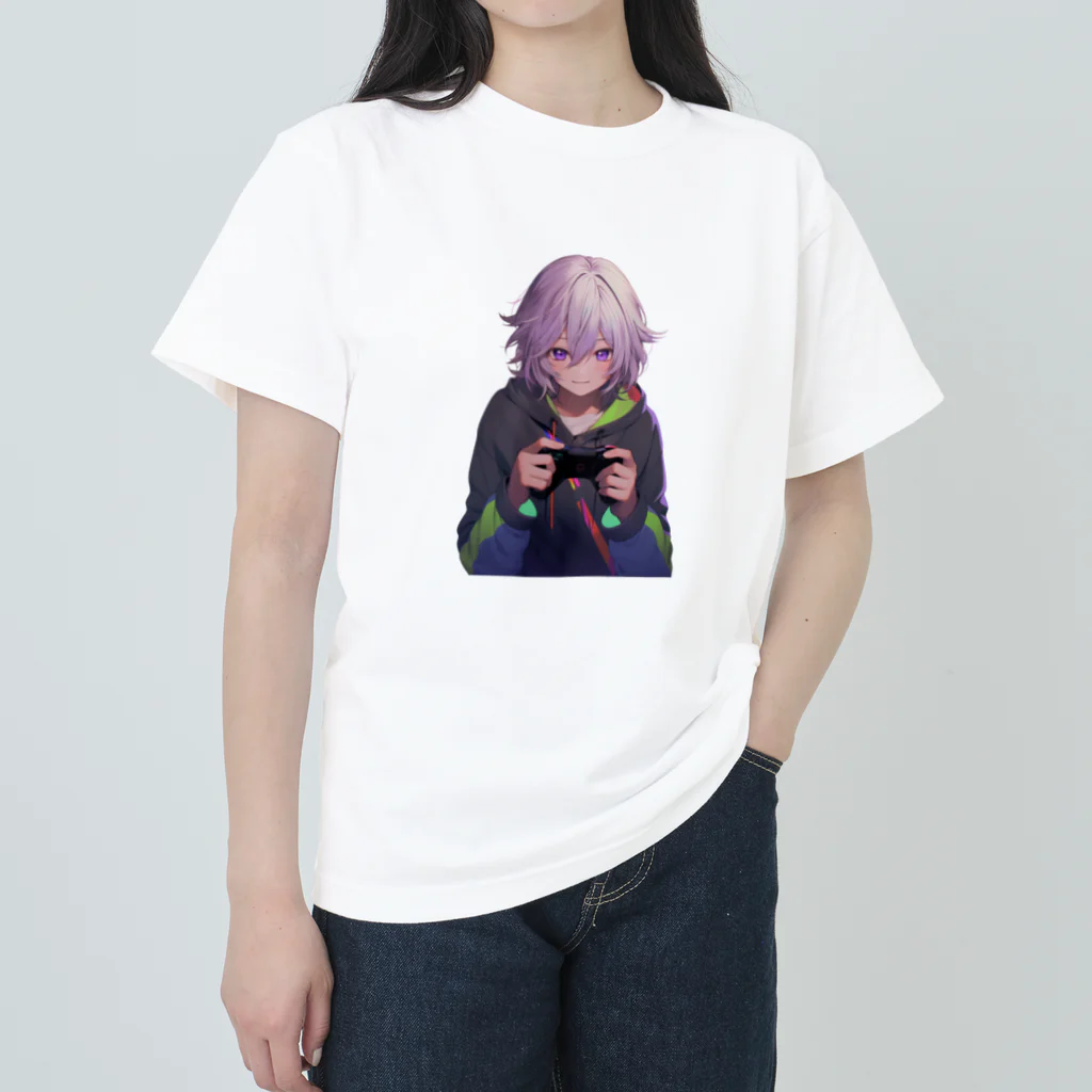 AICreaterのゲーミングBoy No.1 ヘビーウェイトTシャツ