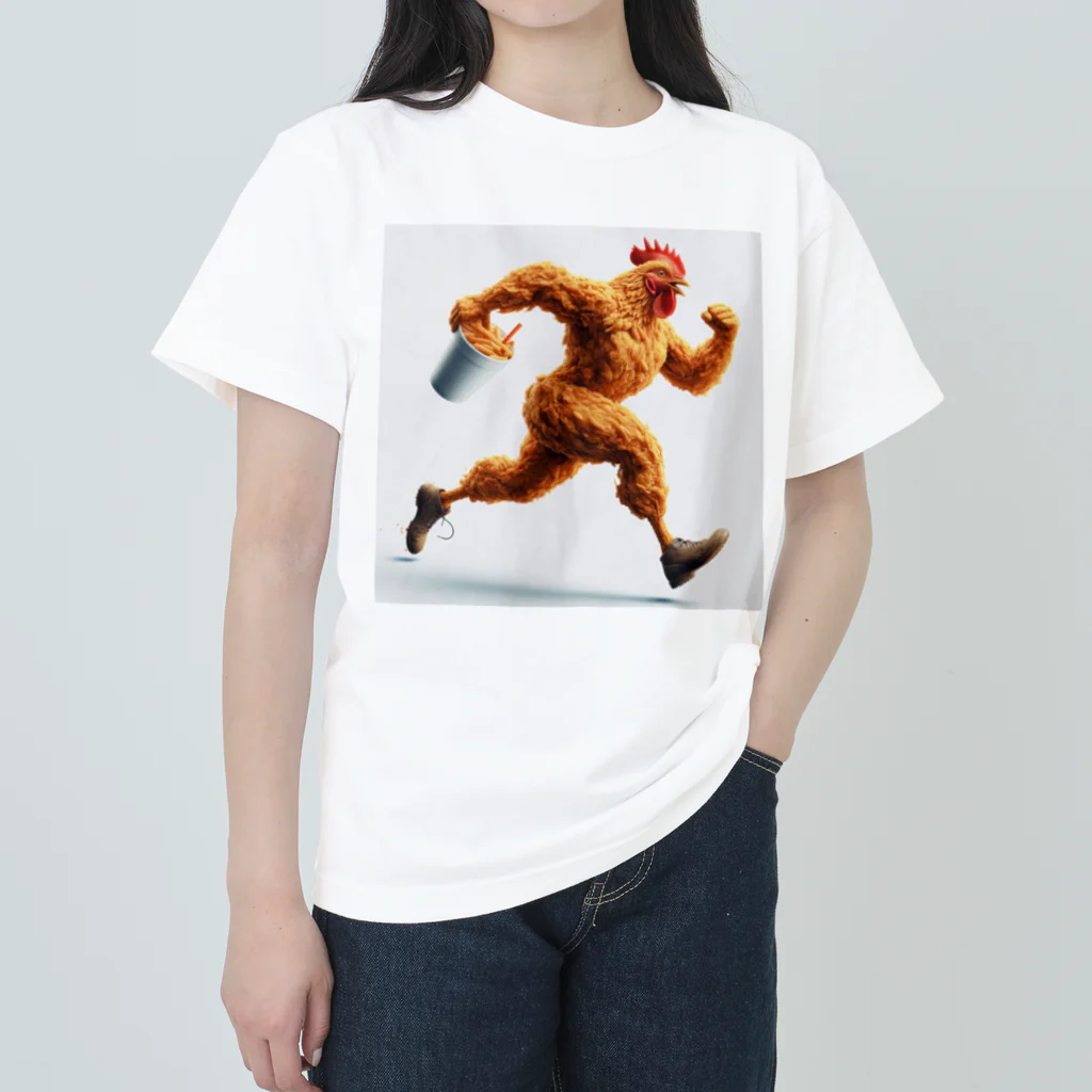 ハピShopのチキンダッシュ Heavyweight T-Shirt