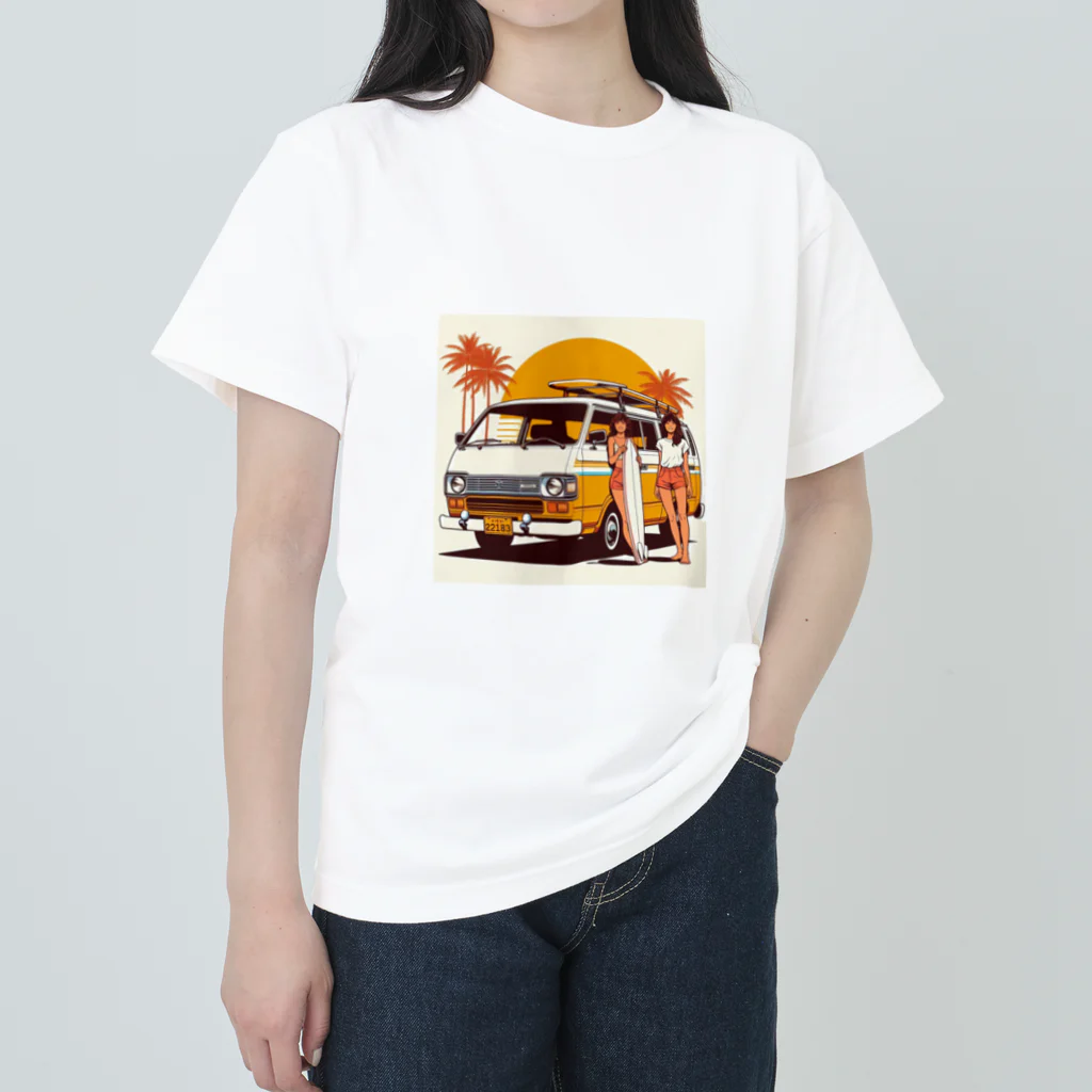 80s_popの80s CityPop No.21 Heavyweight T-Shirt