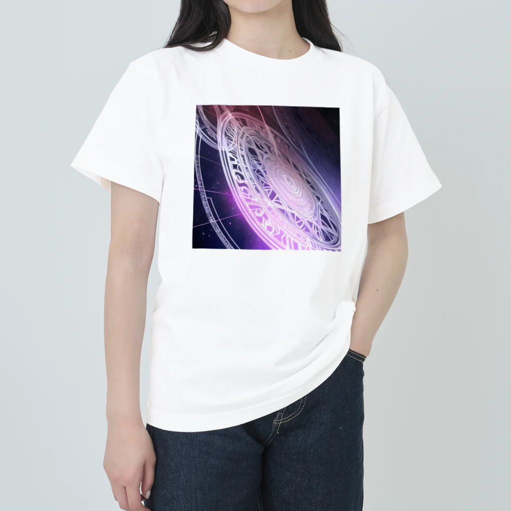 幻想の館の不思議模様・サークル ヘビーウェイトTシャツ