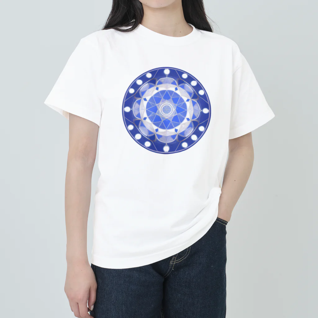 幻想の館の不思議模様・幾何学 ヘビーウェイトTシャツ