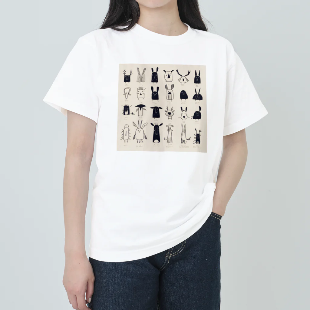 crpのふしぎないきもの Heavyweight T-Shirt