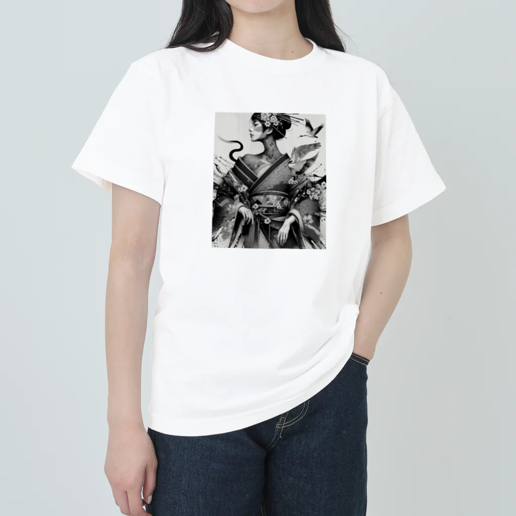 PABUROの和美人 Heavyweight T-Shirt