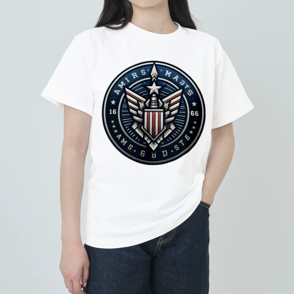 AREUSの空を翔ける未来へ ヘビーウェイトTシャツ